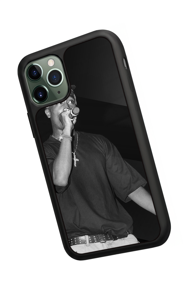 iPhone 11 Pro Max Uyumlu Tupac Tasarımlı Glossy Premium Kılıf