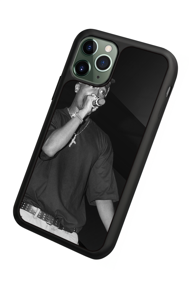 iPhone 11 Pro Max Uyumlu Tupac Tasarımlı Glossy Premium Kılıf
