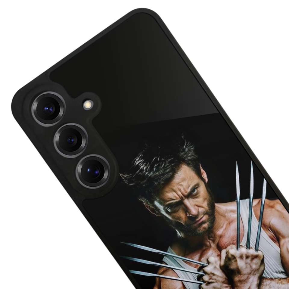 Samsung Galaxy S25 Uyumlu Wolverine Tasarımlı Glossy Premium Kılıf
