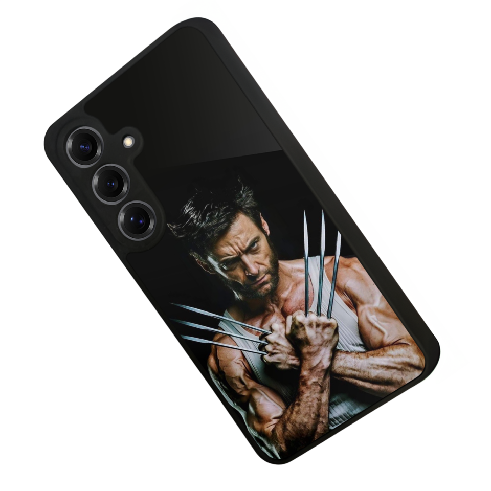 Samsung Galaxy S25 Uyumlu Wolverine Tasarımlı Glossy Premium Kılıf