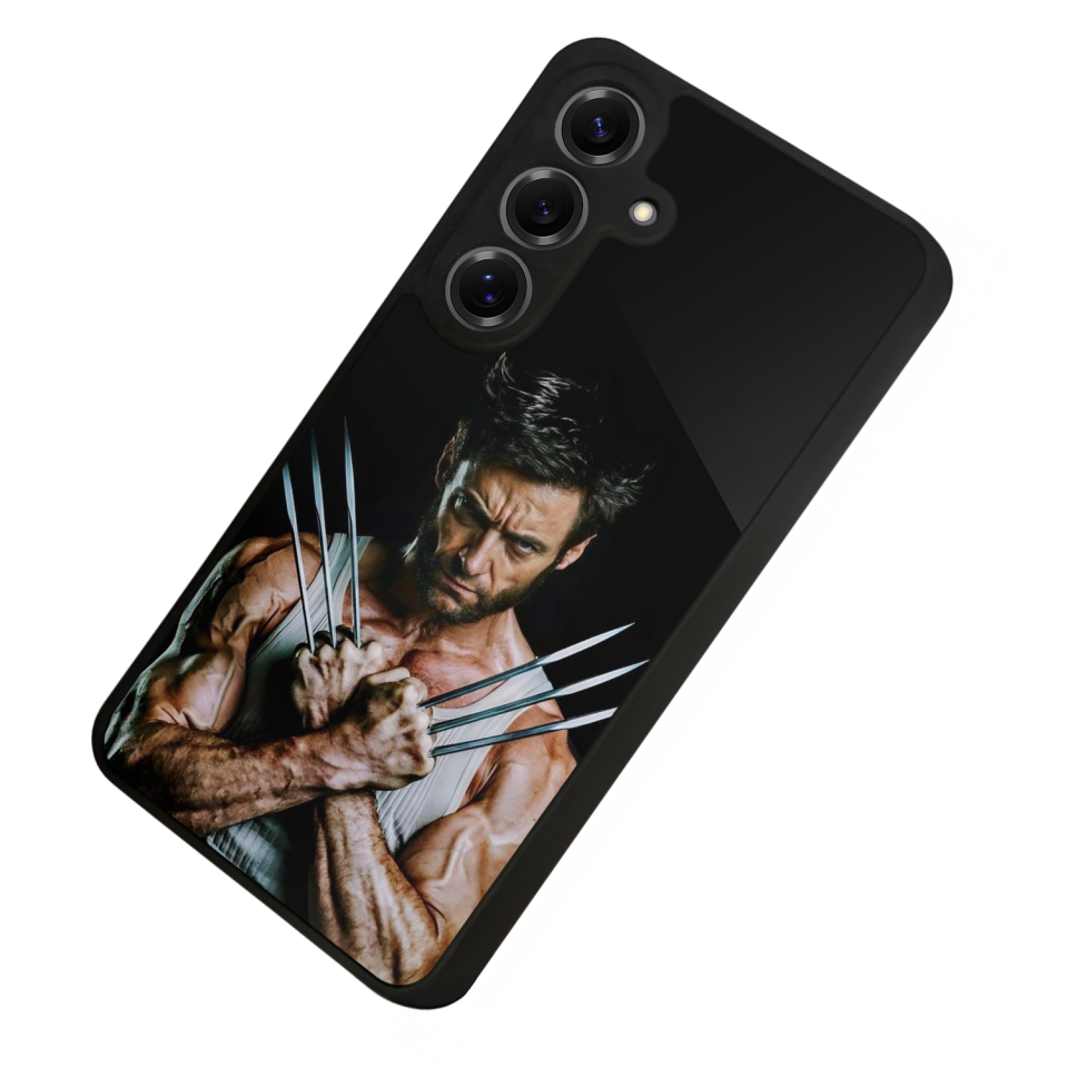 Samsung Galaxy S25 Uyumlu Wolverine Tasarımlı Glossy Premium Kılıf