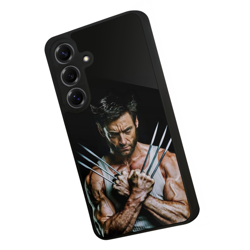 Samsung Galaxy S25 Uyumlu Wolverine Tasarımlı Glossy Premium Kılıf