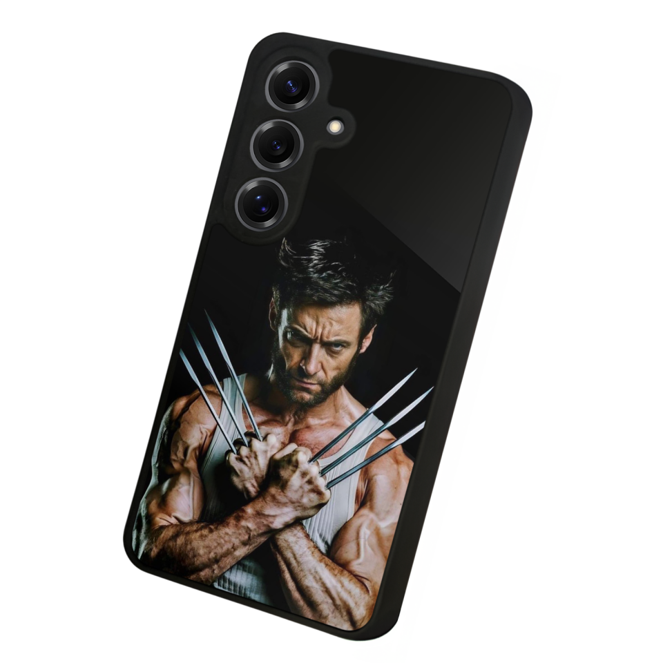Samsung Galaxy S25 Uyumlu Wolverine Tasarımlı Glossy Premium Kılıf