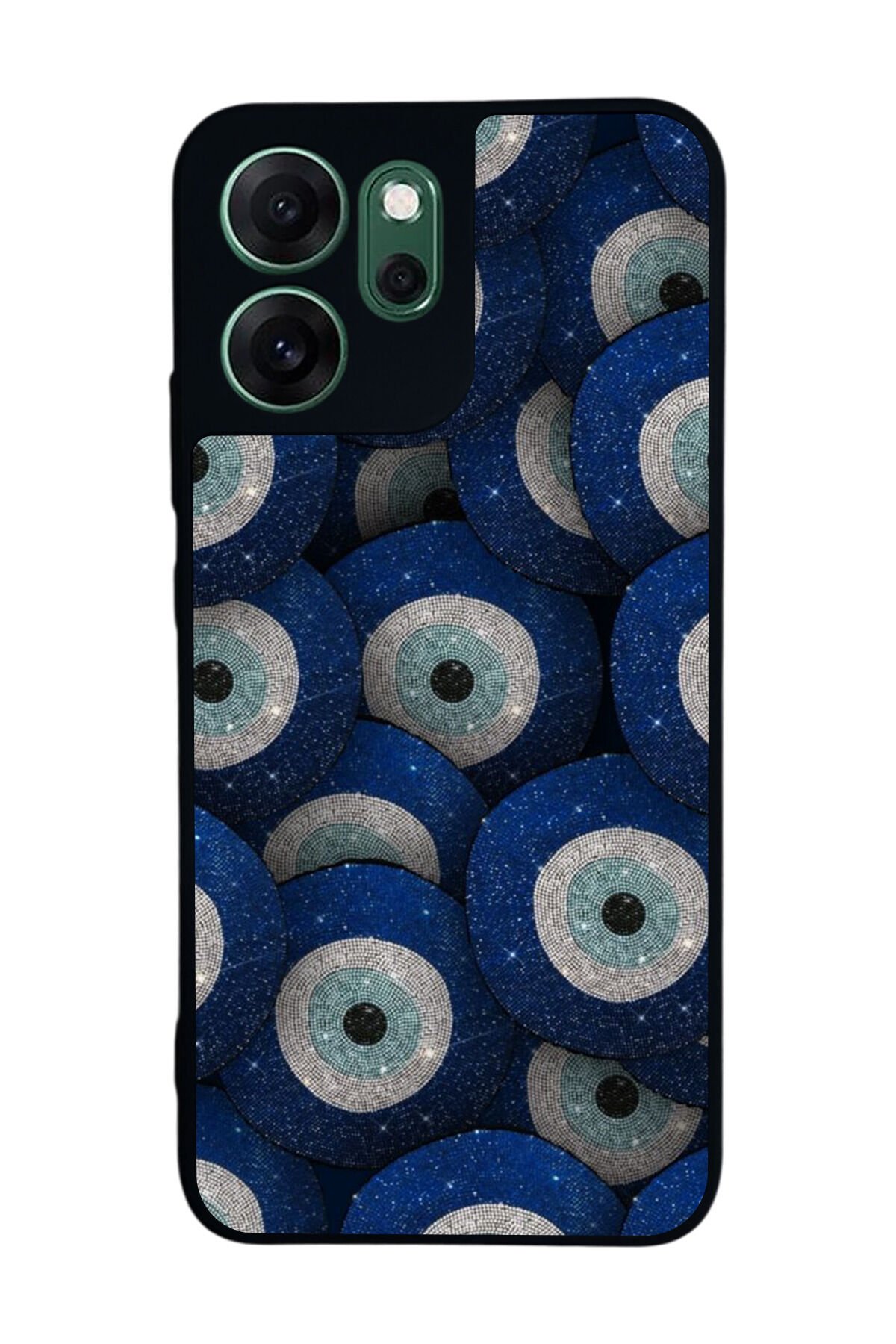 Oppo Reno 14F Uyumlu Nazar Tasarımlı Glossy Premium Kılıf