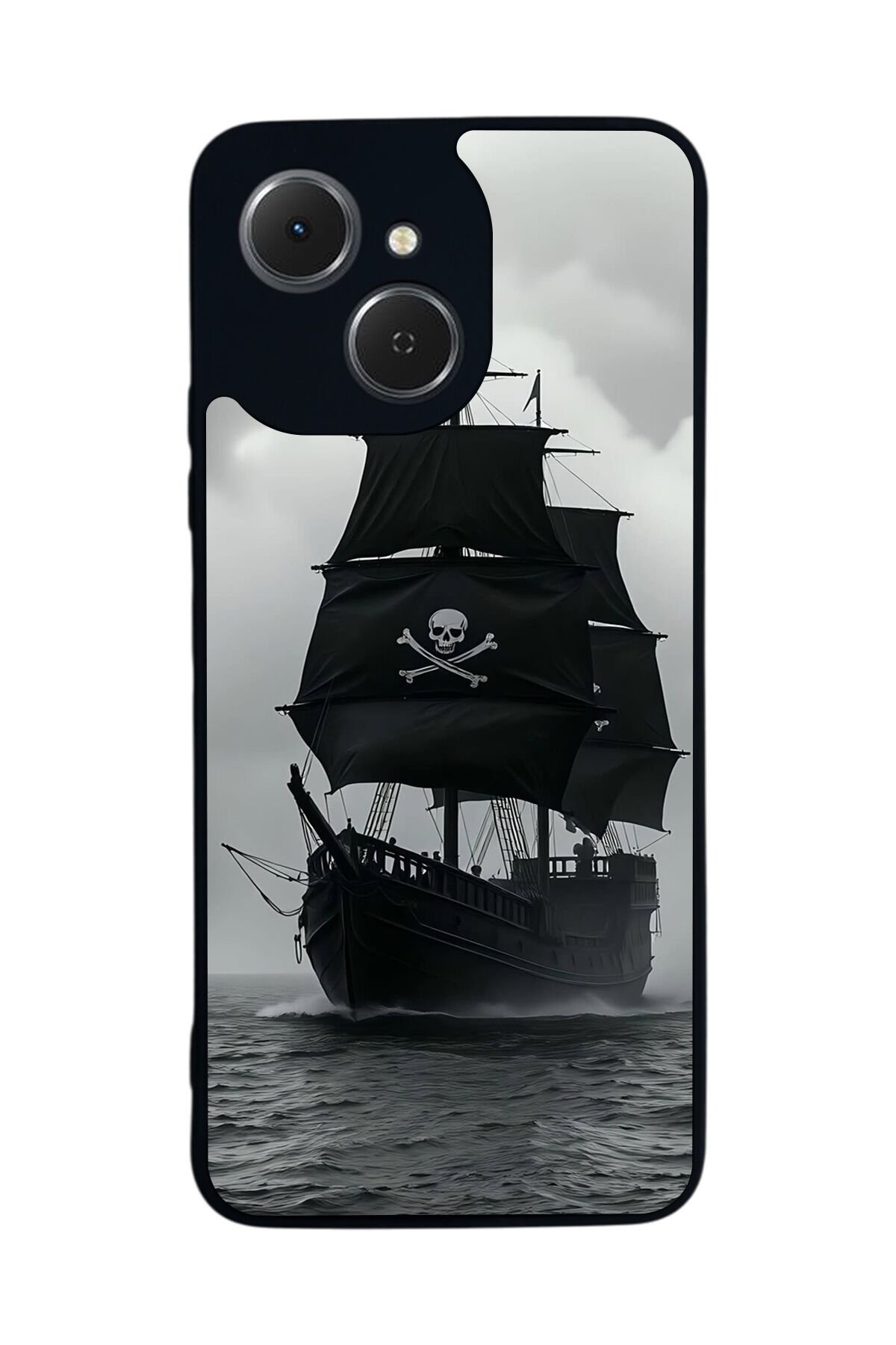 Tecno Spark 40C Uyumlu Korsan Tasarımlı Glossy Premium Kılıf