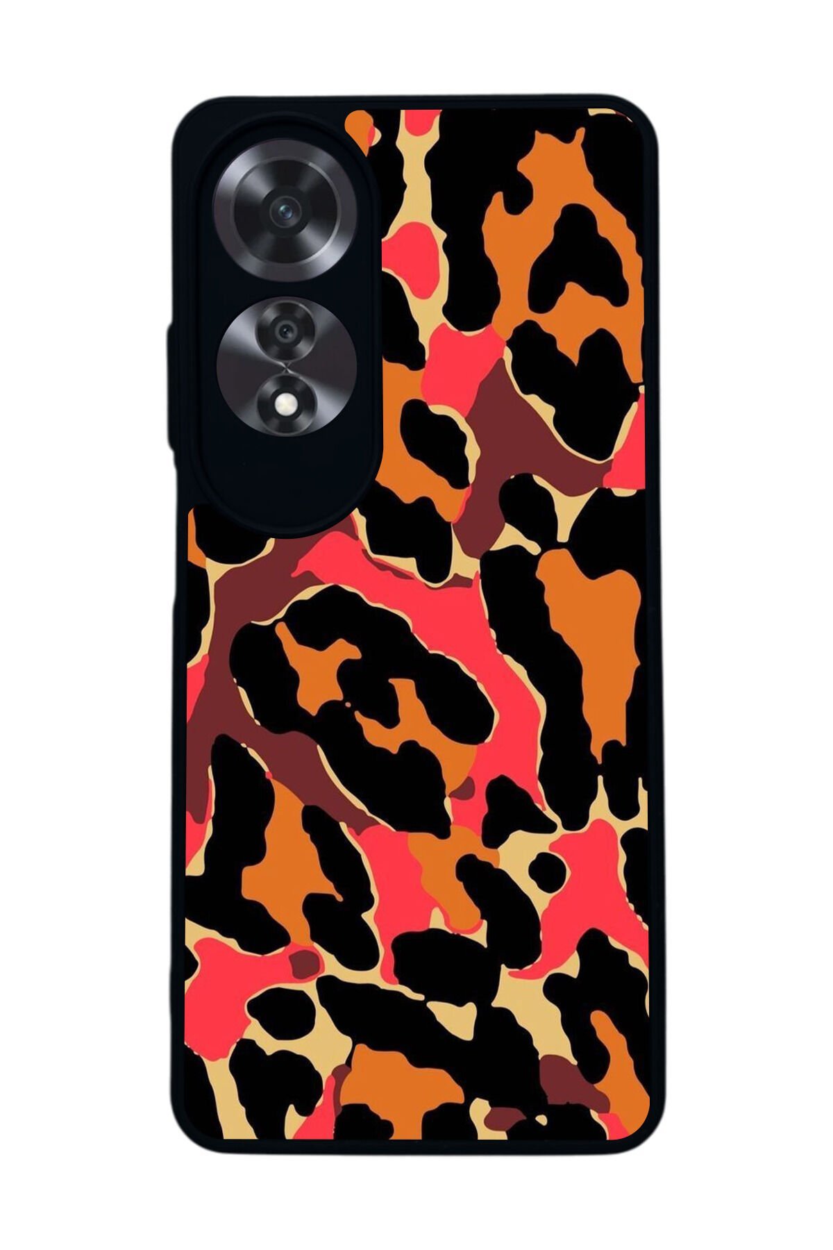 Oppo A60 Mat Siyah uyumlu Kılıf – Yumuşak Silikon, Koruyucu, Şok Emici Kapak