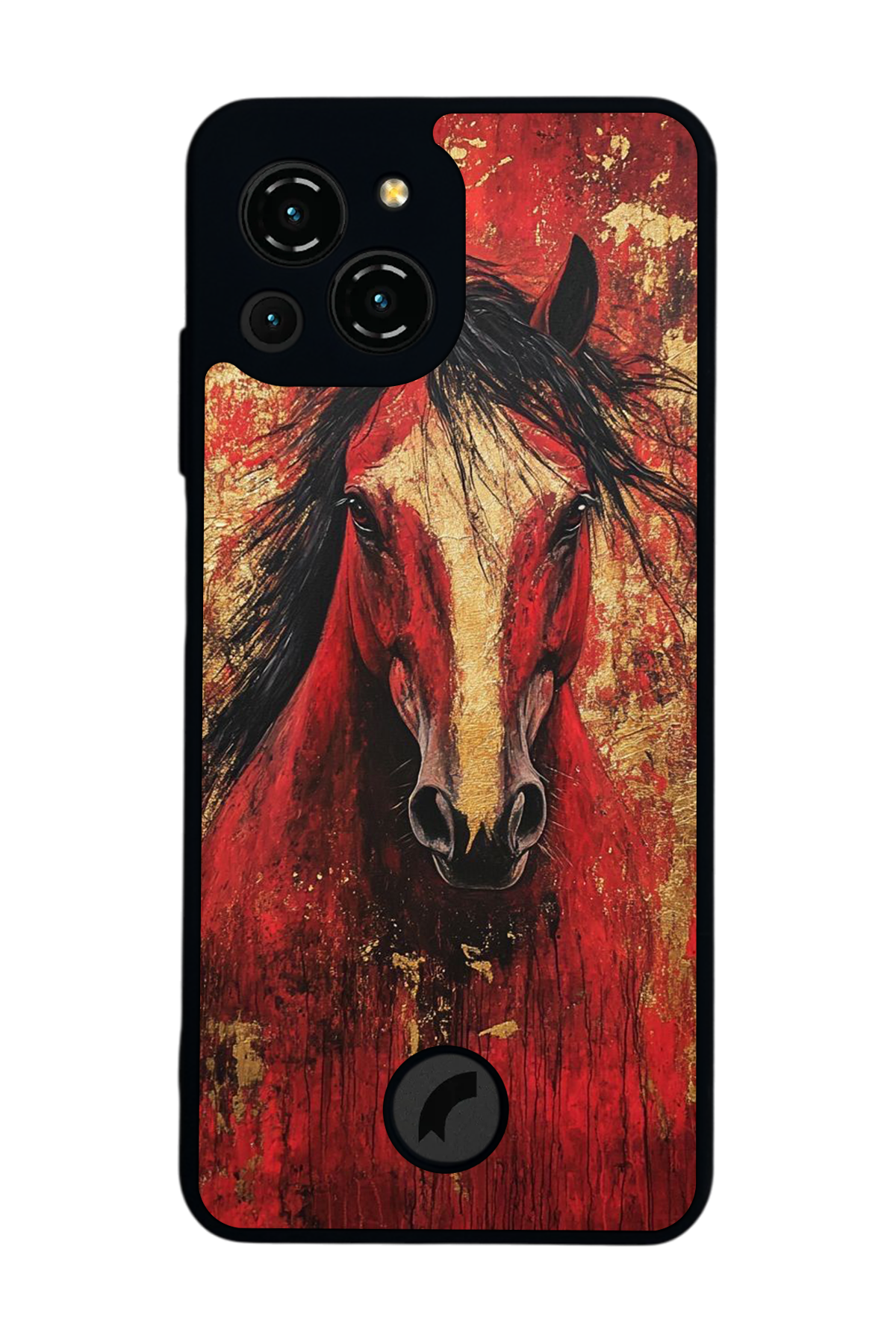 Reeder S23 Pro Max Uyumlu At Horse Tasarımlı Glossy Premium Kılıf