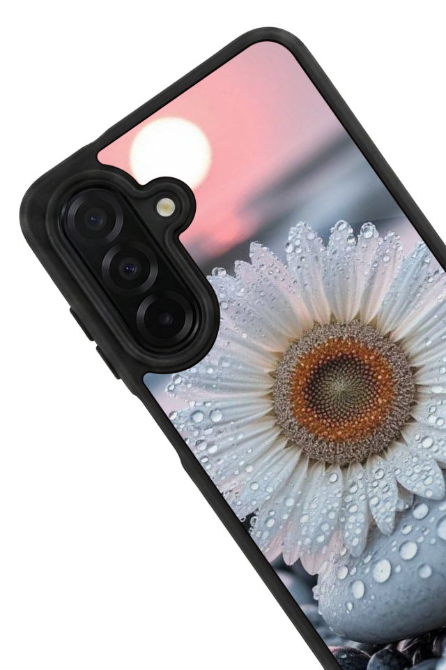 Samsung Galaxy A56 Uyumlu Cicek Tasarımlı Glossy Premium Kılıf