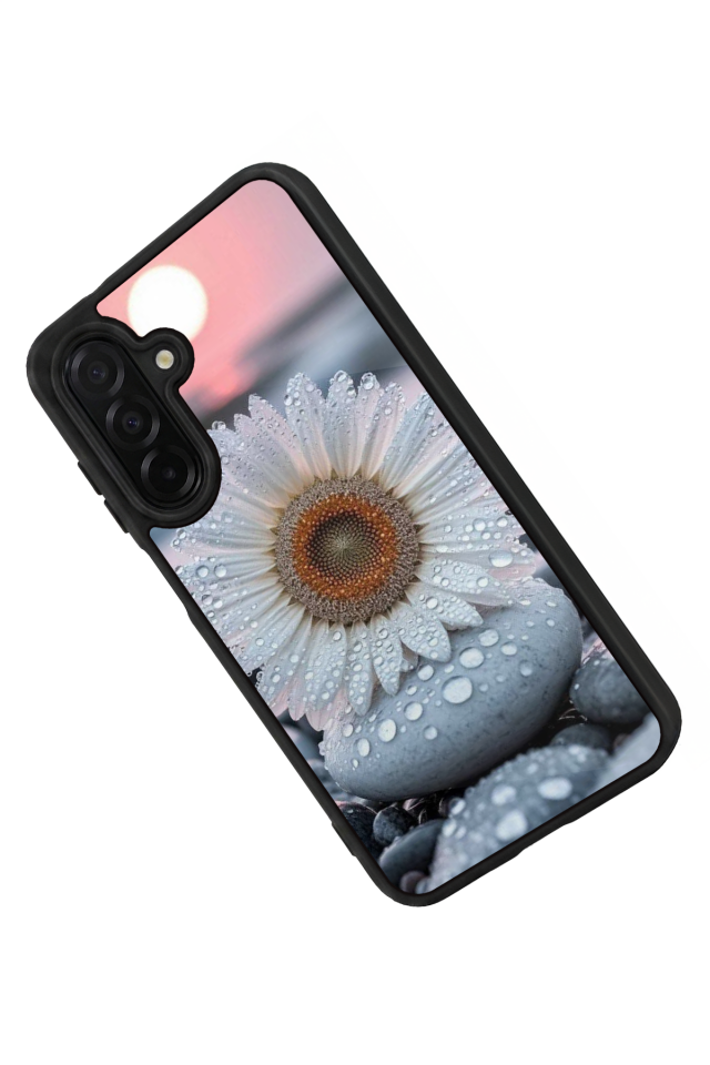 Samsung Galaxy A56 Uyumlu Cicek Tasarımlı Glossy Premium Kılıf
