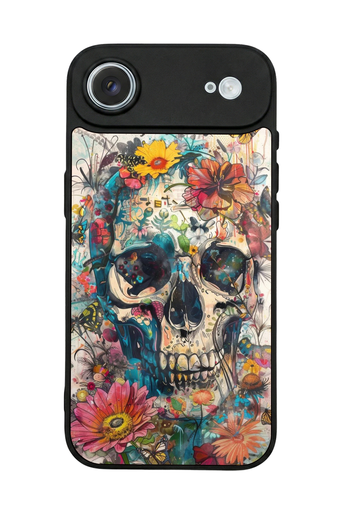 iPhone 17 Air Uyumlu KuruKafa Tasarımlı Glossy Premium Kılıf