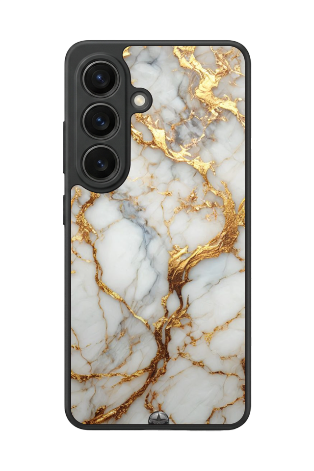 Samsung Galaxy S26 Uyumlu Mermer Marble Tasarımlı Glossy Premium Kılıf