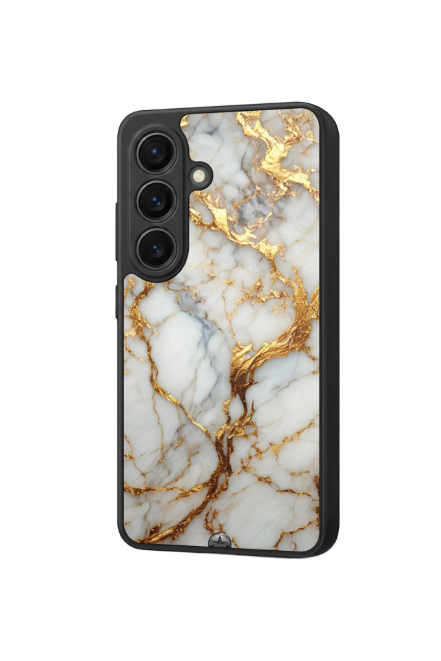 Samsung Galaxy S26 Uyumlu Mermer Marble Tasarımlı Glossy Premium Kılıf