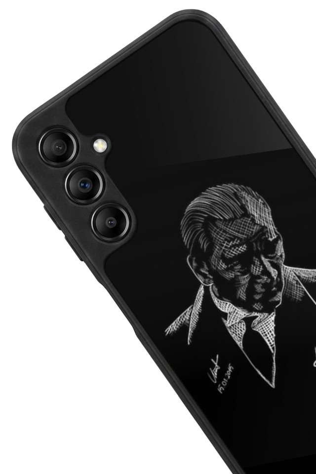 Samsung Galaxy A14 Uyumlu Mustafa Kemal Ataturk Tasarımlı Glossy Premium Kılıf