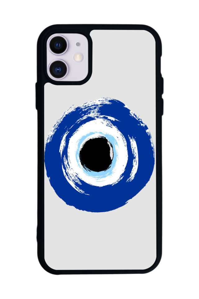 iPhone 11 Uyumlu Nazar Tasarımlı Glossy Premium Kılıf