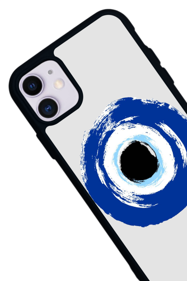 iPhone 11 Uyumlu Nazar Tasarımlı Glossy Premium Kılıf