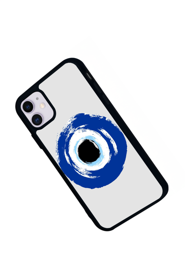 iPhone 11 Uyumlu Nazar Tasarımlı Glossy Premium Kılıf