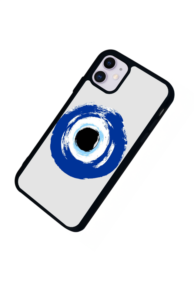 iPhone 11 Uyumlu Nazar Tasarımlı Glossy Premium Kılıf