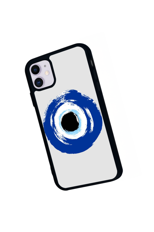 iPhone 11 Uyumlu Nazar Tasarımlı Glossy Premium Kılıf
