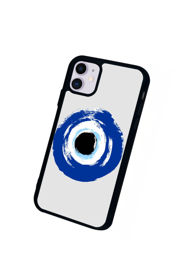 iPhone 11 Uyumlu Nazar Tasarımlı Glossy Premium Kılıf