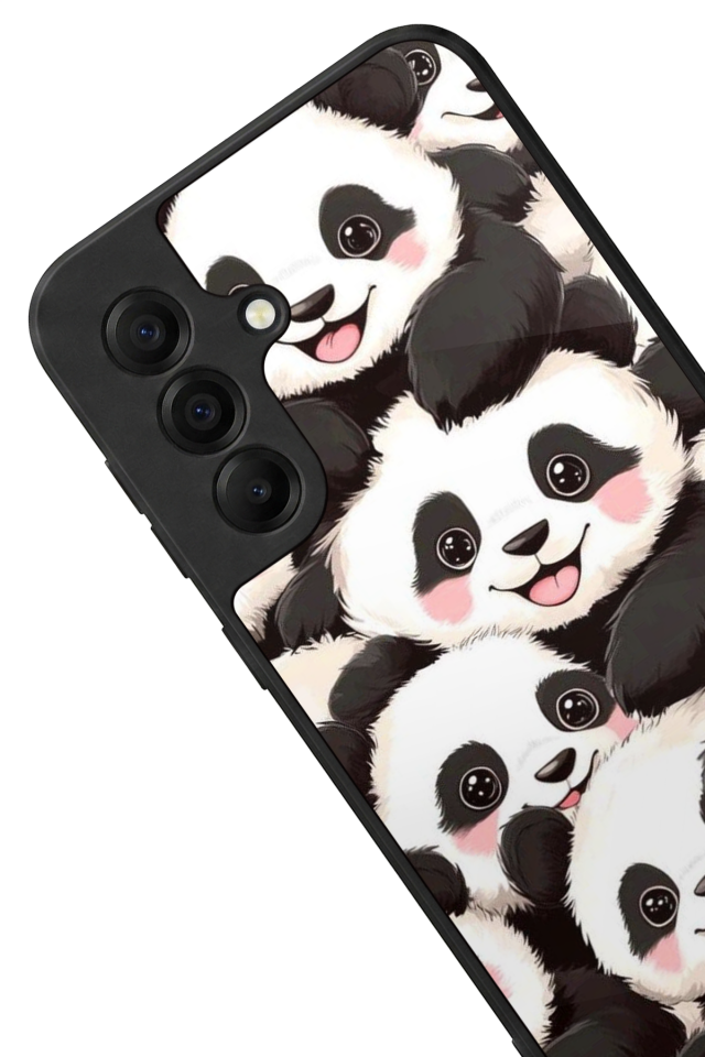 Samsung Galaxy A17 Uyumlu Panda Tasarımlı Glossy Premium Kılıf