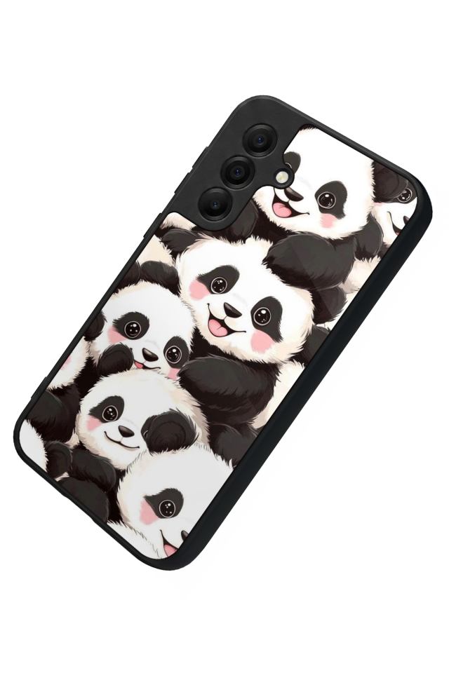 Samsung Galaxy A17 Uyumlu Panda Tasarımlı Glossy Premium Kılıf