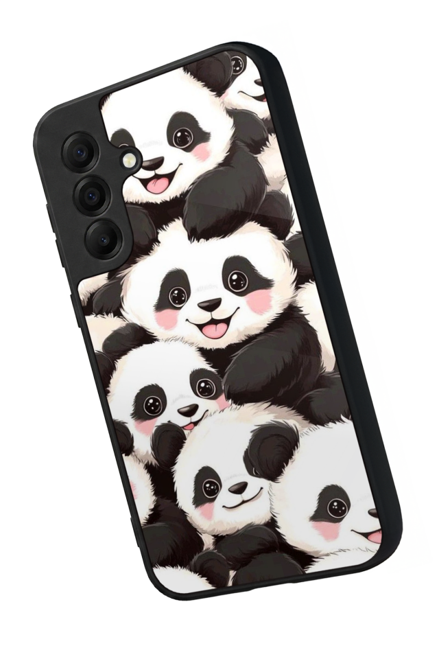 Samsung Galaxy A17 Uyumlu Panda Tasarımlı Glossy Premium Kılıf