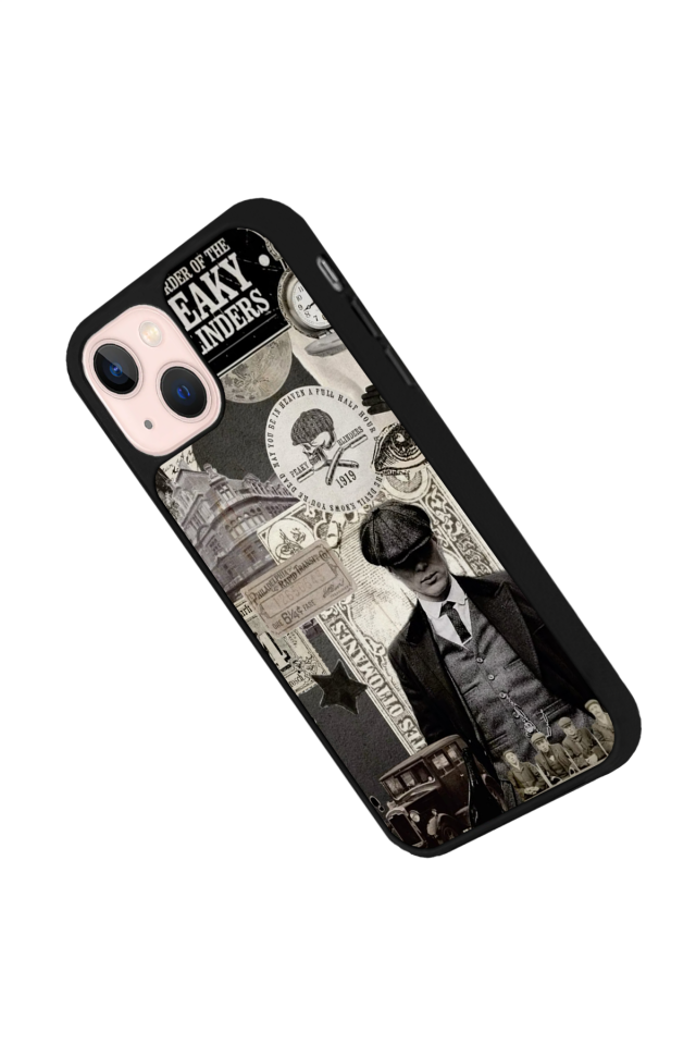iPhone 13 Mini Uyumlu Peaky Blinders Tasarımlı Glossy Premium Kılıf