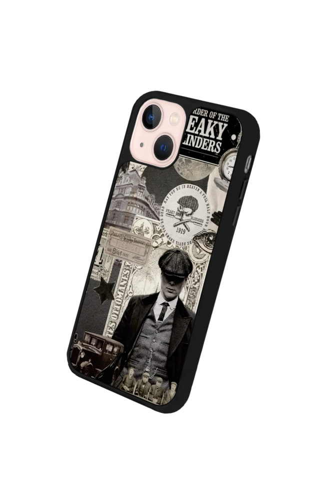 iPhone 13 Mini Uyumlu Peaky Blinders Tasarımlı Glossy Premium Kılıf