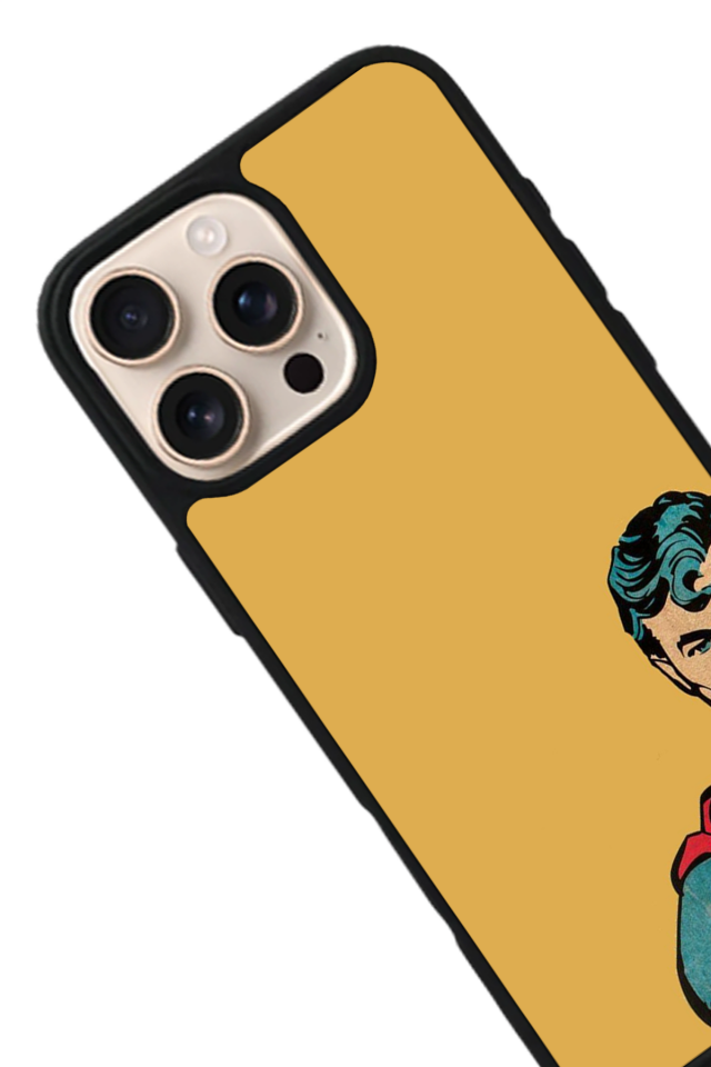 iPhone 15 Pro Uyumlu Superman Tasarımlı Glossy Premium Kılıf
