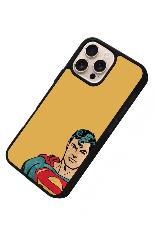 iPhone 15 Pro Uyumlu Superman Tasarımlı Glossy Premium Kılıf