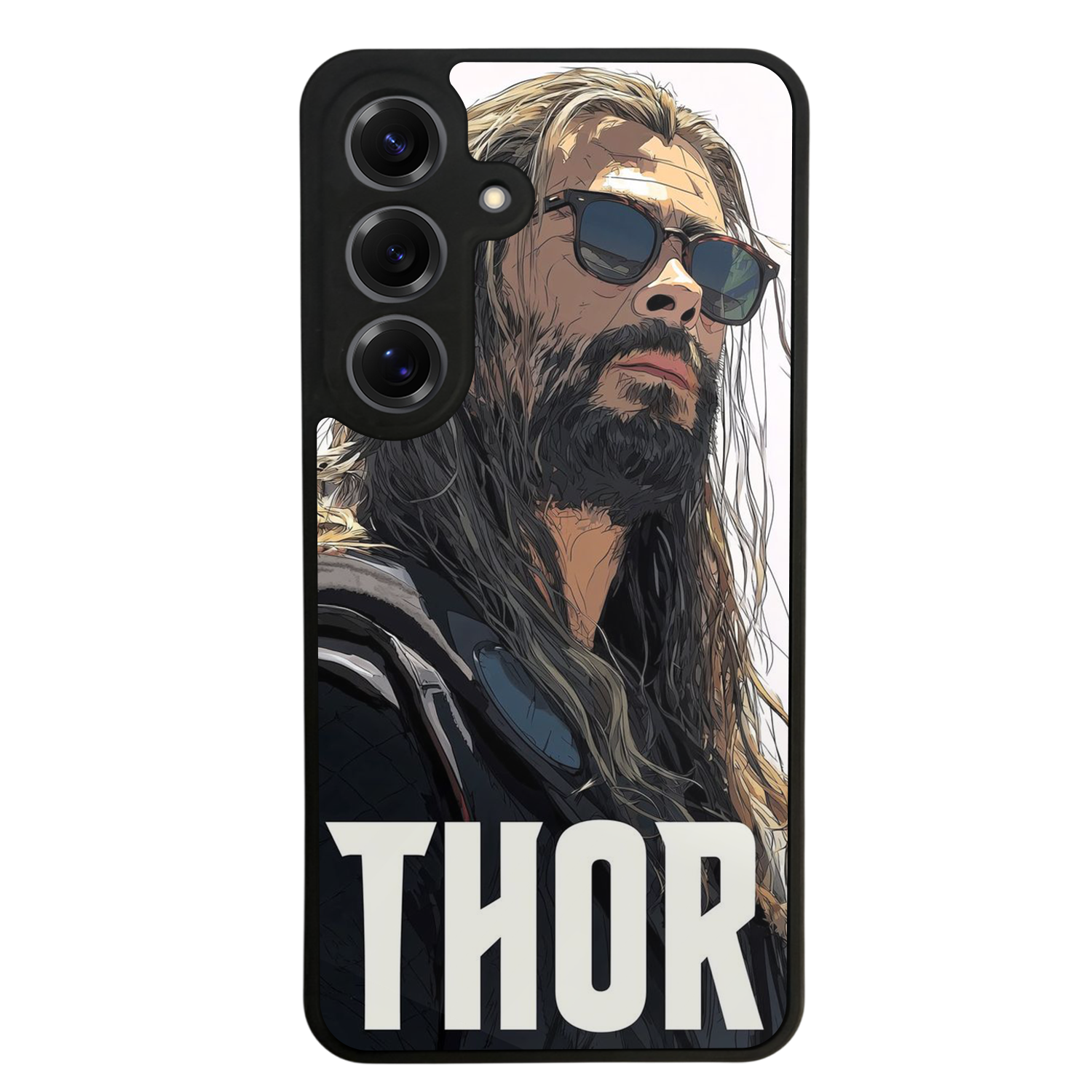 Samsung Galaxy S25 Uyumlu Thor Tasarımlı Glossy Premium Kılıf