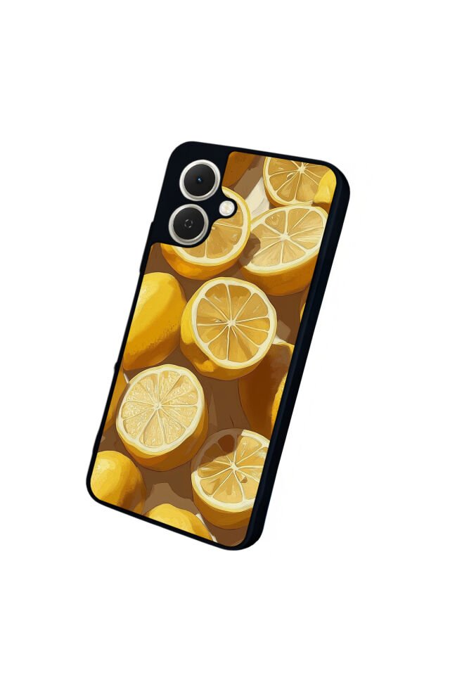 Tecno Spark GO 2 Uyumlu Limon Tasarımlı Glossy Premium Kılıf