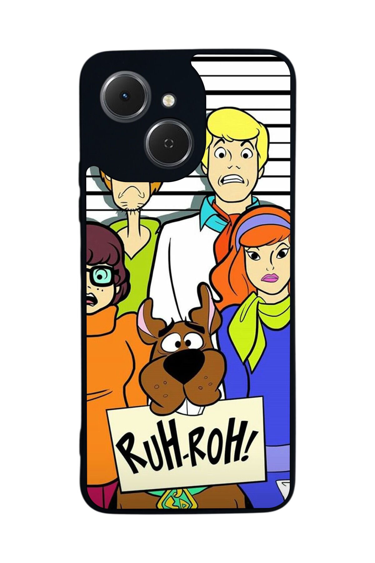 Tecno Spark 40C Uyumlu Scooby Doo Tasarımlı Glossy Premium Kılıf
