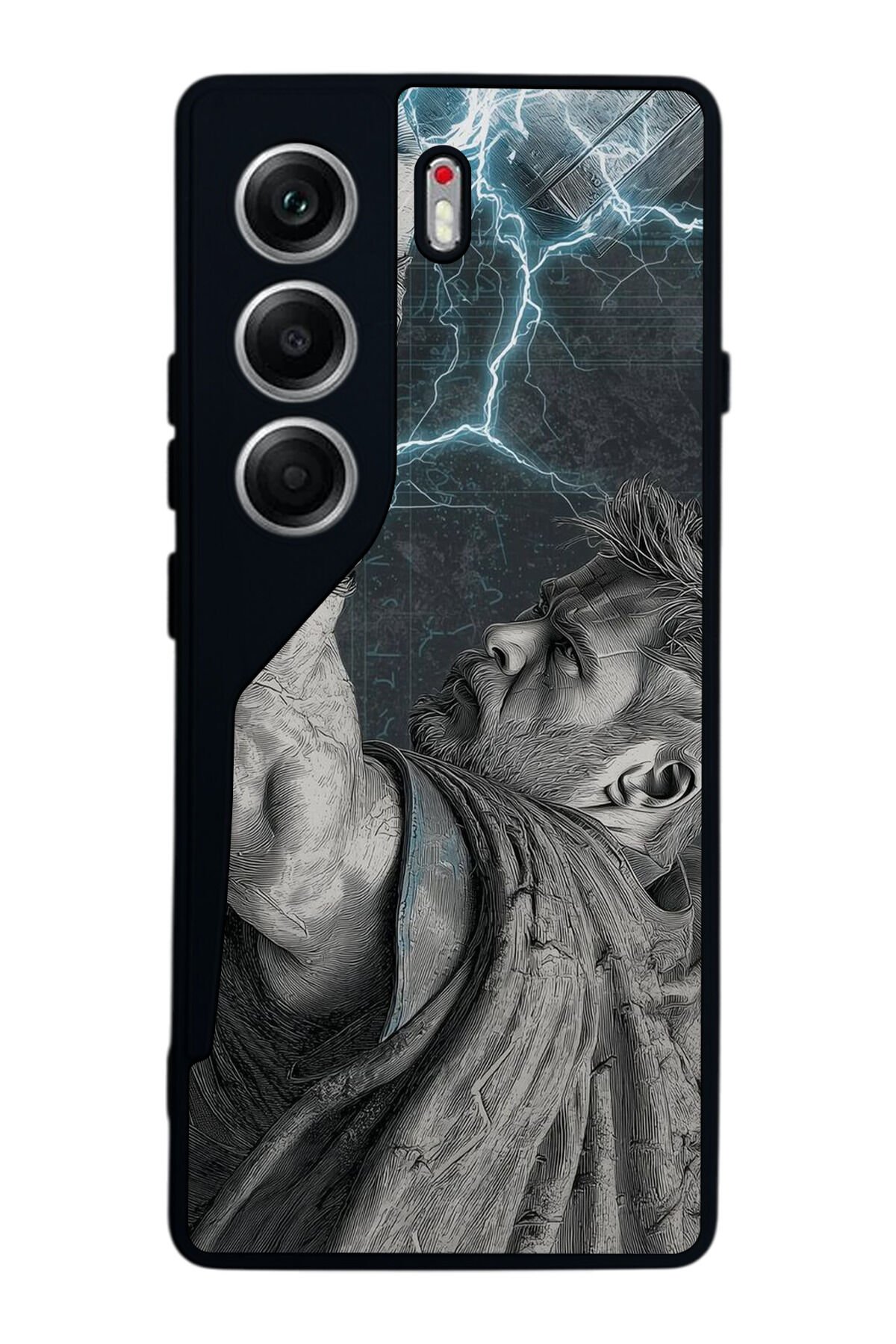 Tecno Camon 40 Uyumlu Thor Tasarımlı Glossy Premium Kılıf