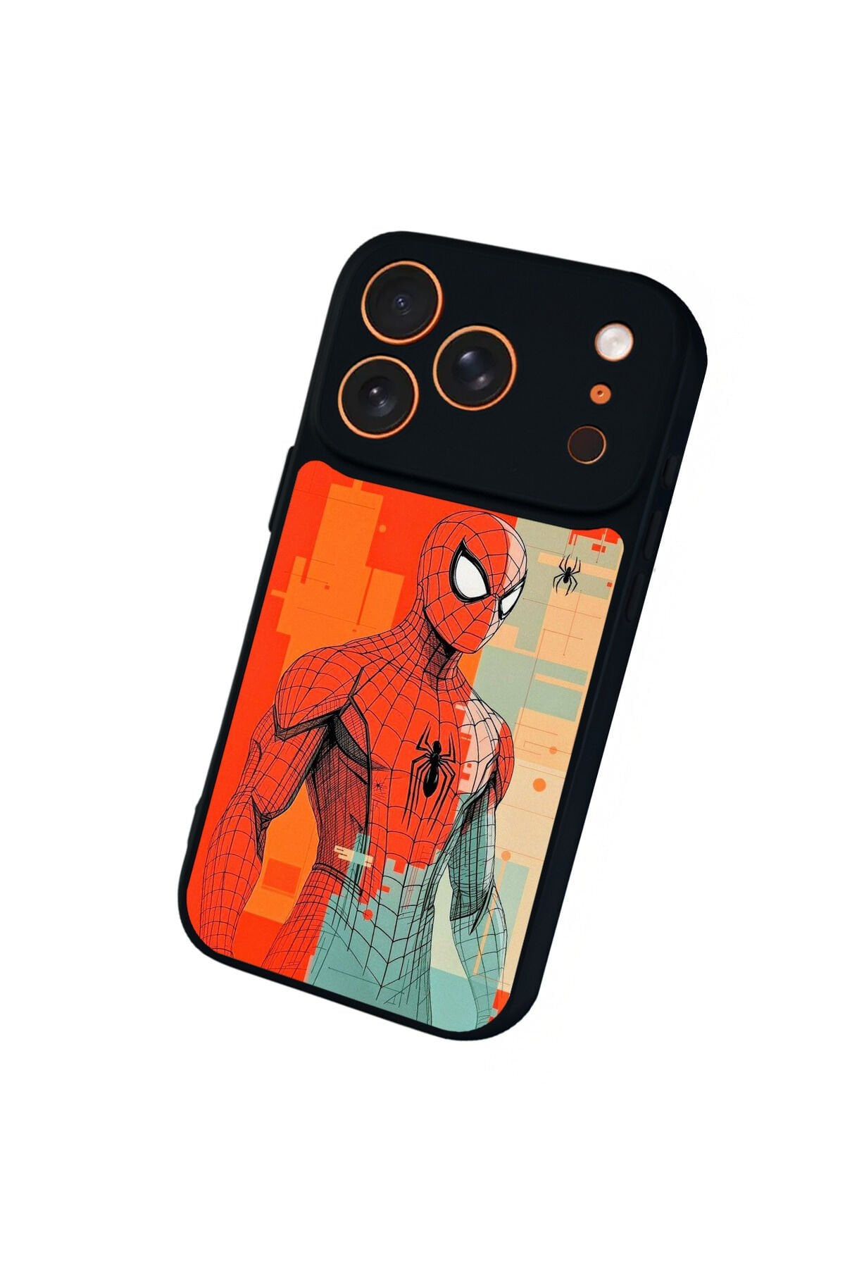 iPhone 17 Pro Max Uyumlu Spider Man ( Örümcek Adam ) Tasarımlı Glossy Premium Kılıf