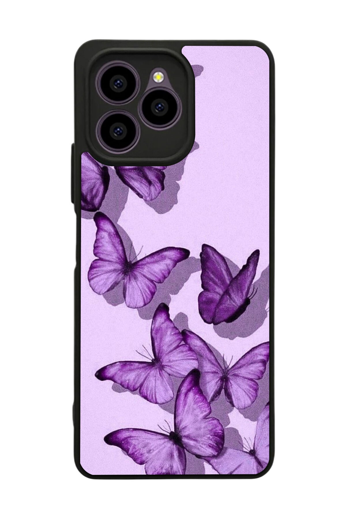 Omix X6 Uyumlu Kelebek Tasarımlı Glossy Premium Kılıf