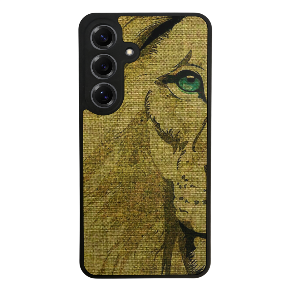 Samsung Galaxy S25 Uyumlu Aslan Tasarımlı Glossy Premium Kılıf