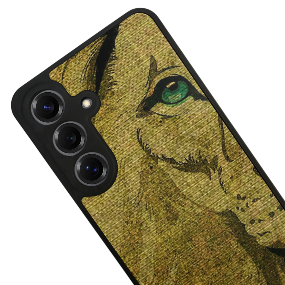 Samsung Galaxy S25 Uyumlu Aslan Tasarımlı Glossy Premium Kılıf