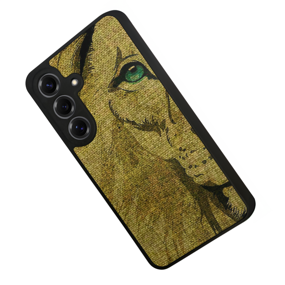 Samsung Galaxy S25 Uyumlu Aslan Tasarımlı Glossy Premium Kılıf