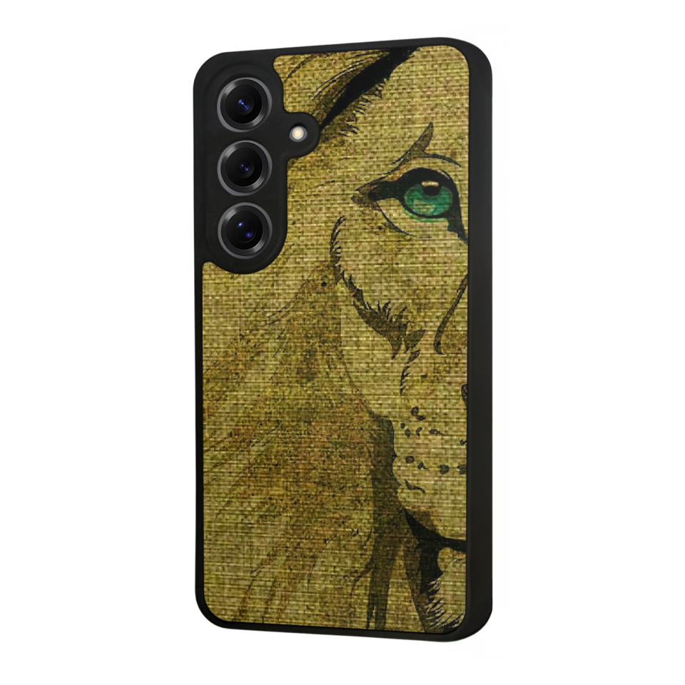 Samsung Galaxy S25 Uyumlu Aslan Tasarımlı Glossy Premium Kılıf