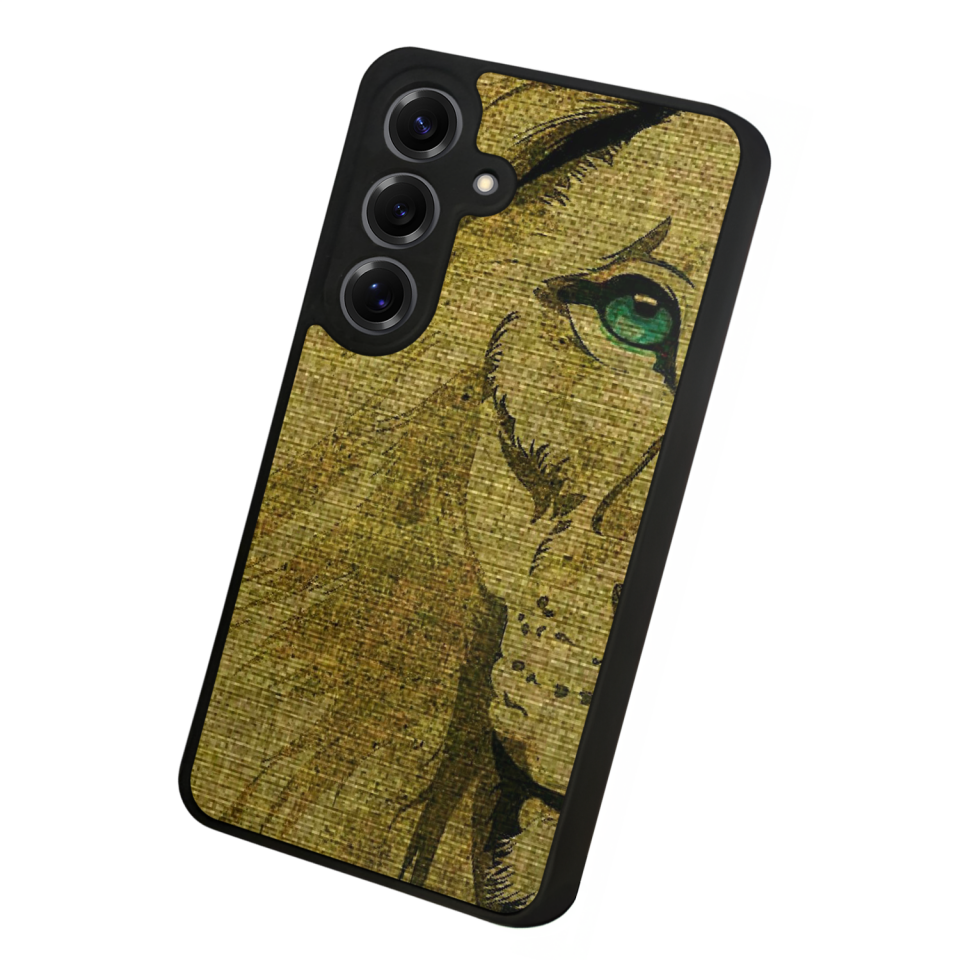 Samsung Galaxy S25 Uyumlu Aslan Tasarımlı Glossy Premium Kılıf