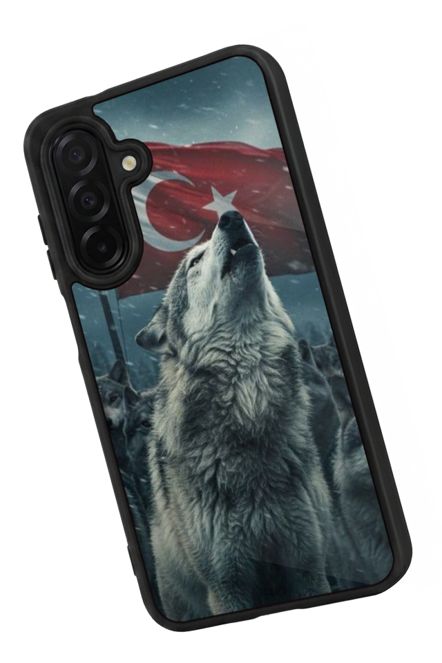 Samsung Galaxy A36 Uyumlu Bozkurt Tasarımlı Glossy Premium Kılıf