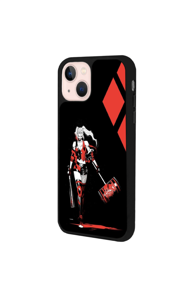iPhone 13/14 Uyumlu HarleyQueen Tasarımlı Glossy Premium Kılıf