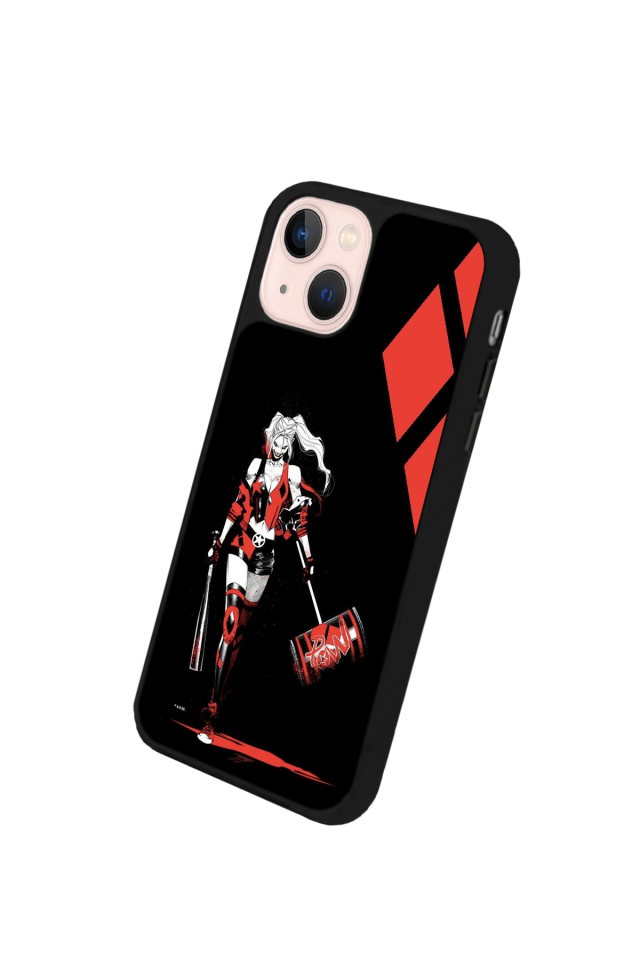 iPhone 13/14 Uyumlu HarleyQueen Tasarımlı Glossy Premium Kılıf