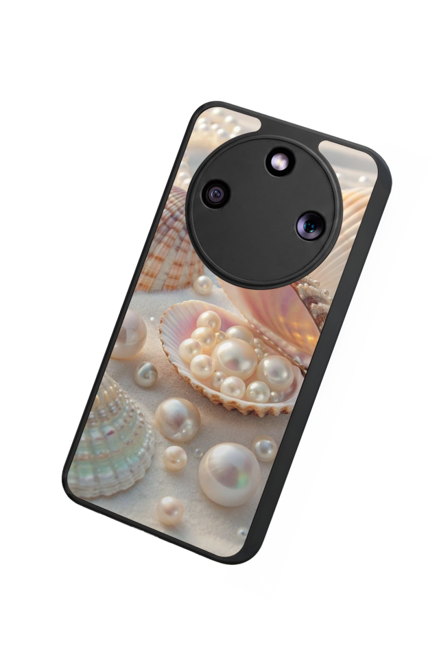 Honor Magic 8 Lite Uyumlu  İnci Tasarımlı Glossy Premium Kılıf