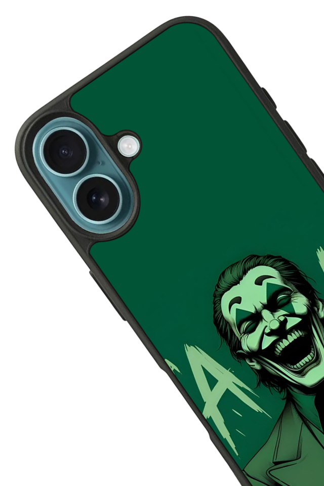 iPhone 16 Uyumlu Joker Tasarımlı Glossy Premium Kılıf