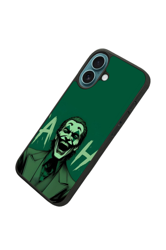 iPhone 16 Uyumlu Joker Tasarımlı Glossy Premium Kılıf