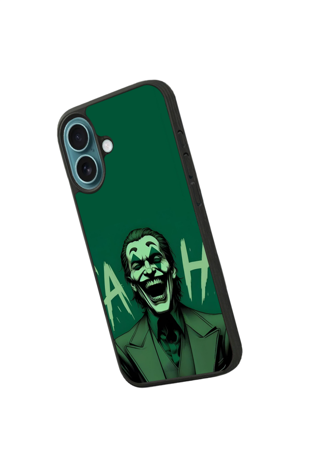 iPhone 16 Uyumlu Joker Tasarımlı Glossy Premium Kılıf