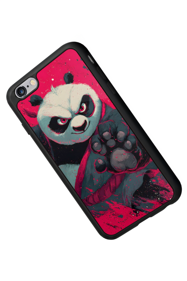 iPhone 6 Plus Uyumlu Kung Fu Panda Tasarımlı Glossy Premium Kılıf