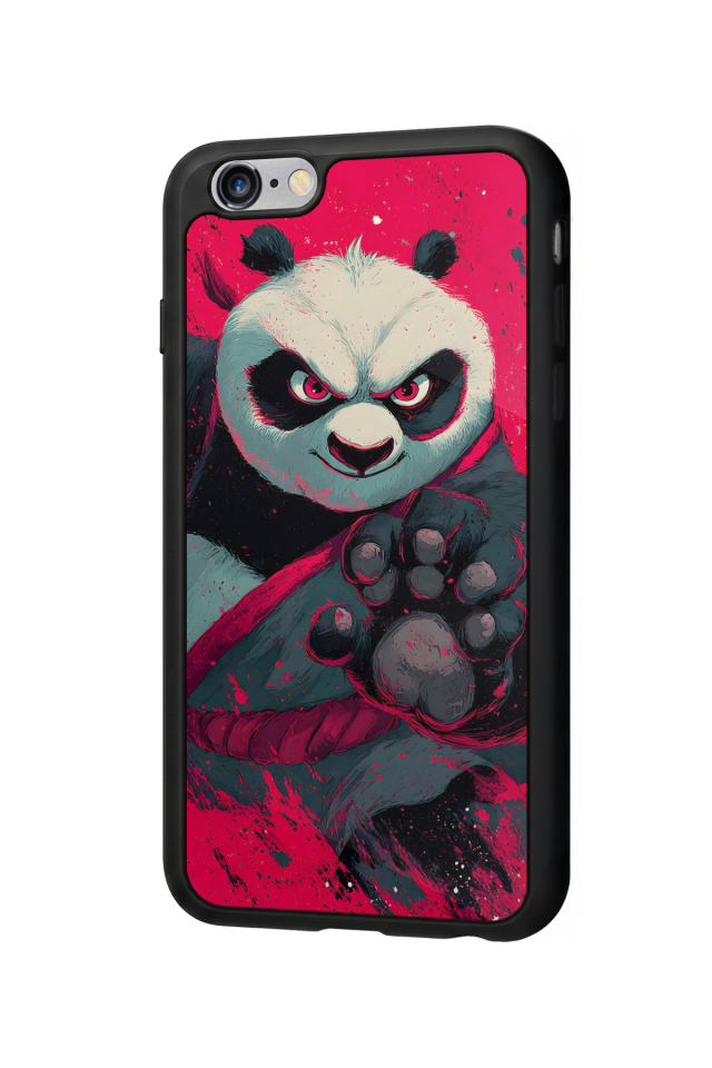 iPhone 6 Plus Uyumlu Kung Fu Panda Tasarımlı Glossy Premium Kılıf
